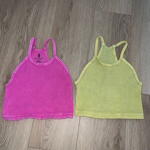 Set of Two FP Movement Happiness Runs Crop Tank